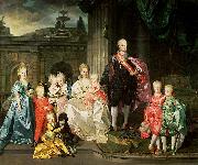 Johann Zoffany Grand Duke Pietro Leopoldo of Tuscany with his Family Spain oil painting artist